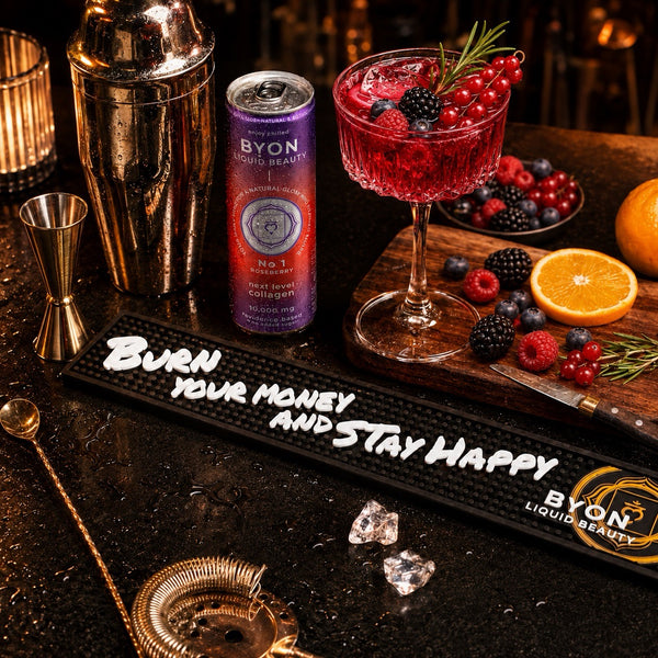 Barmatte "Burn your Money and stay happy"