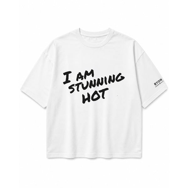 Herren Oversize T-Shirt – „I am stunning hot"