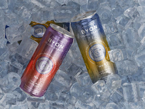 Byon Dosen auf Eiswürfeln