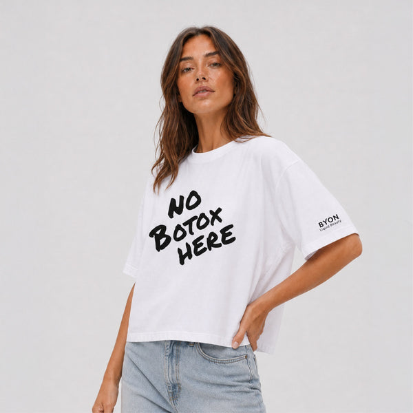 Boxy Oversize T-Shirt – „No Botox here“