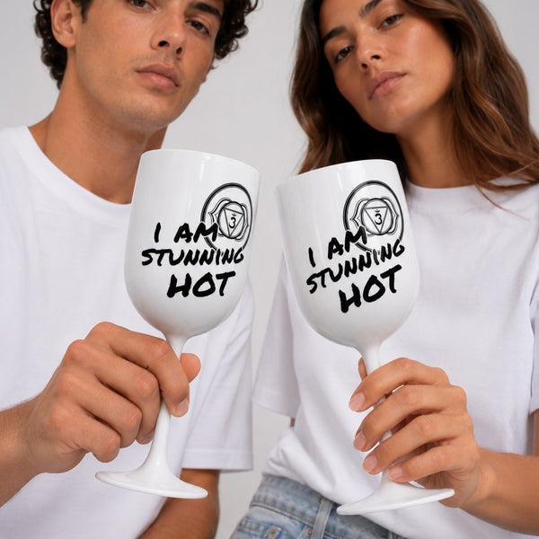BỴON Statement-Trinkbecher "I am stunning hot"