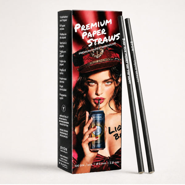 Premium Papier Trinkhalme